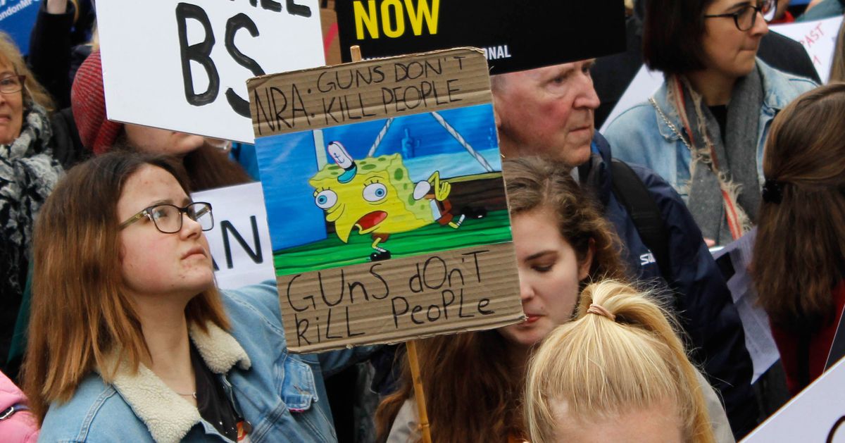 Teen Protesters Used Meme Signs at March for Our Lives