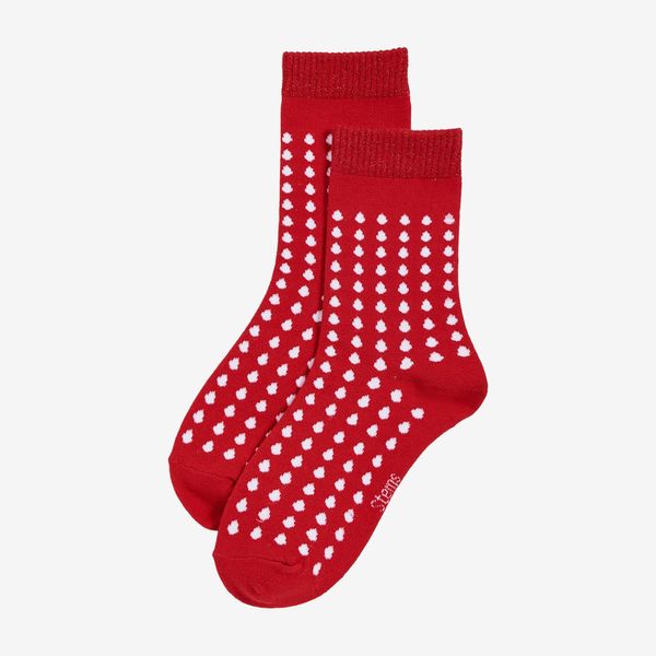 Stems Dots Crew Socks