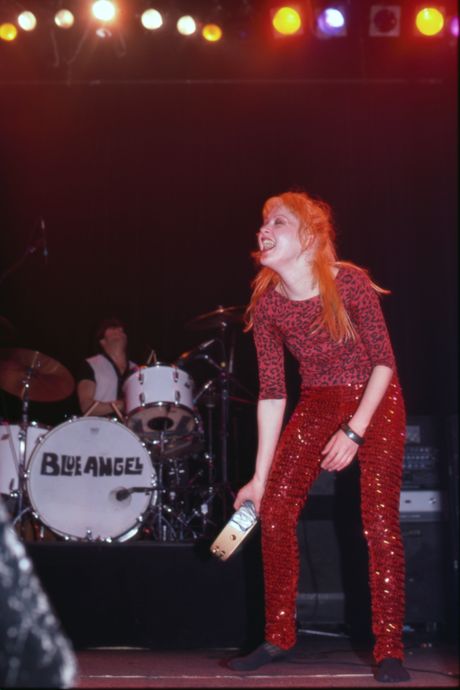 Cyndi Lauper and Blue Angel Performing