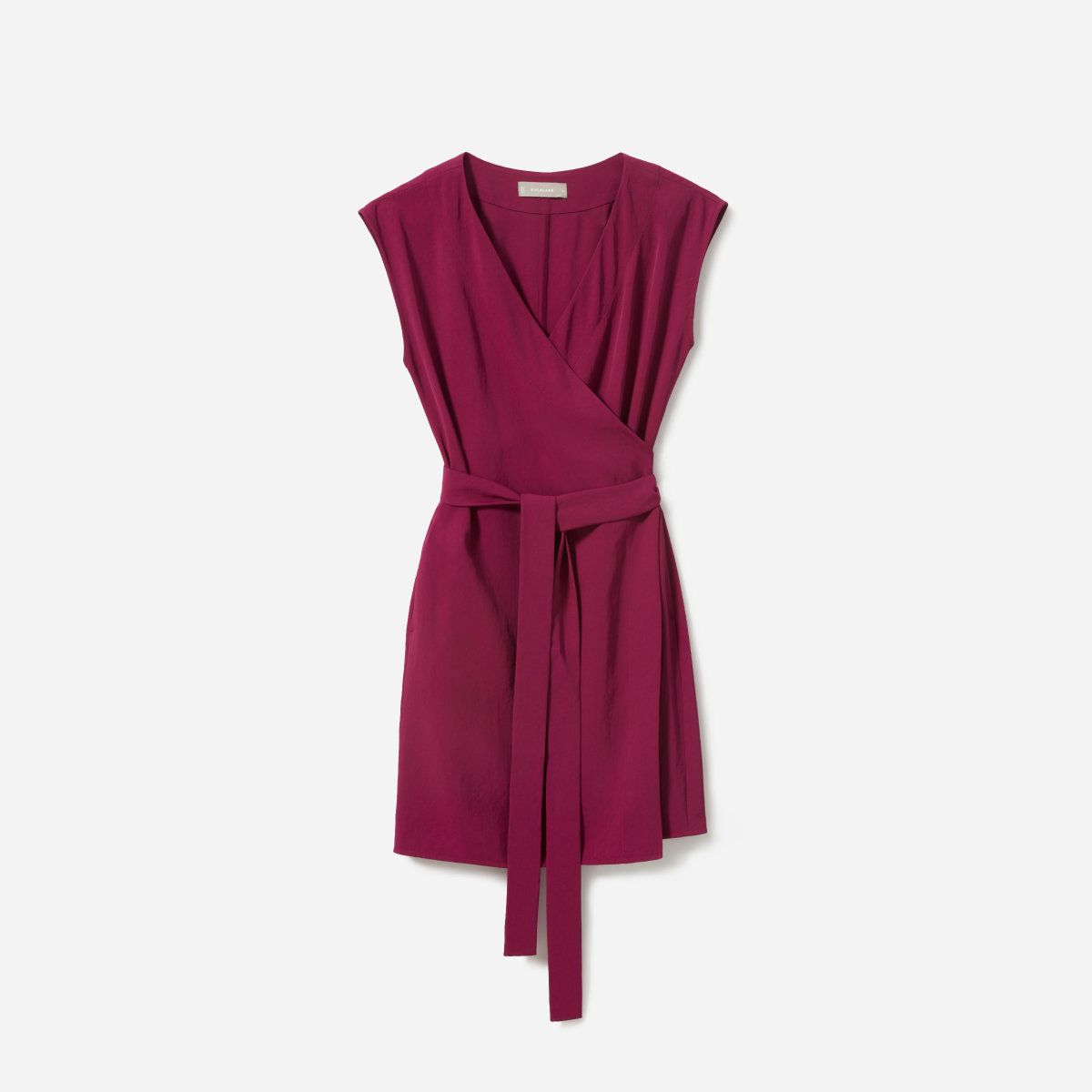 the japanese goweave short sleeve wrap dress Fitting Room Review: Everlane Japanese GoWeave Wrap Dresses