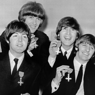 British band The Beatles (from Left), Pa