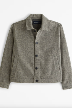 Abercrombie Wool-Blend Shirt Jacket