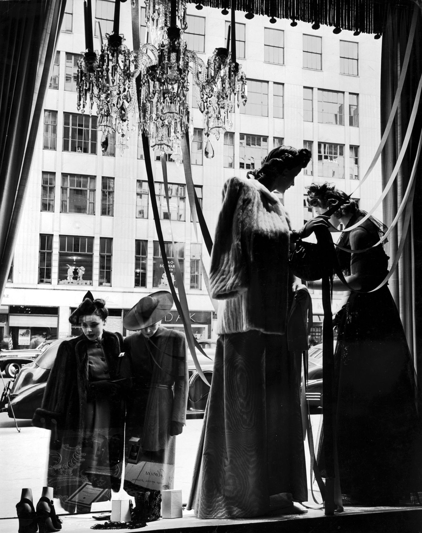 1952 Bergdorf Goodman Clothing Store Ad 5th Avenue New York City Mink  Vintage