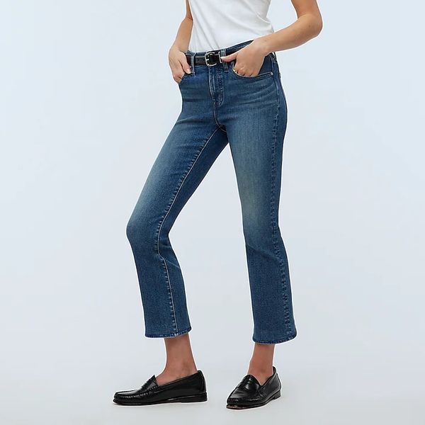 Madewell Kick Out Crop Jeans - Oneida Wash