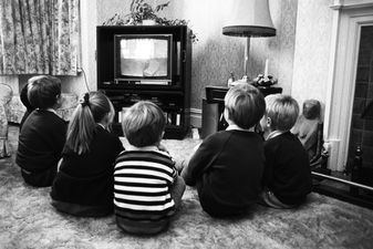 Children Watching TV