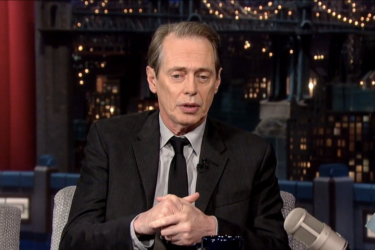 Steve Buscemi Appeared on the Late Show for the First Time