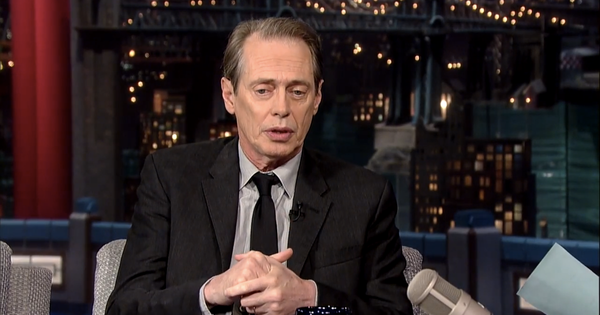 Steve Buscemi Appeared on the Late Show for the First Time