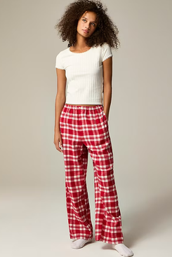 J.Crew Pajama Pant in Plaid Cotton Flannel