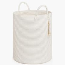 Goodpick White Laundry Basket with Handles