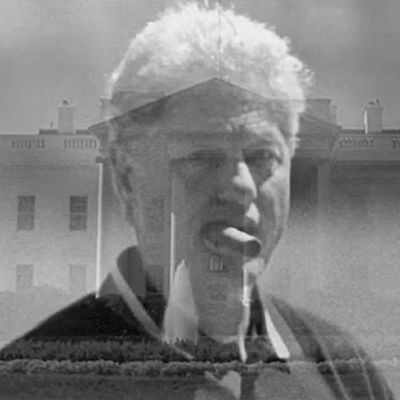 A still of Bill Clinton from the ad.