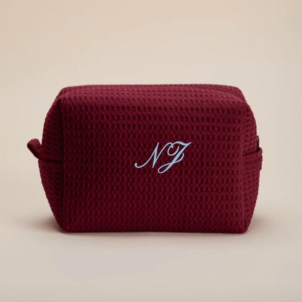 Abbode Monogram Wafle Pouch