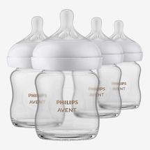 Philips Avent Glass Natural Response Baby Bottle - 4 Oz.