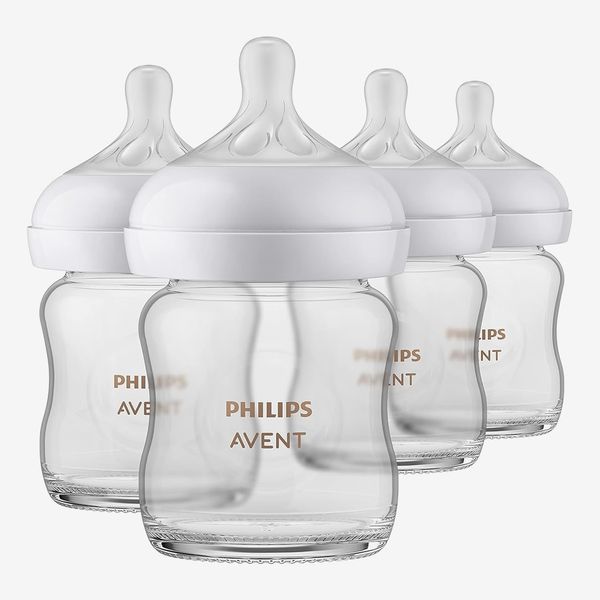 Philips Avent Glass Natural Response Baby Bottle - 8 Oz., 4 Pack