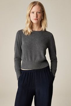 J.Crew Cashmere Shrunken Crewneck Sweater