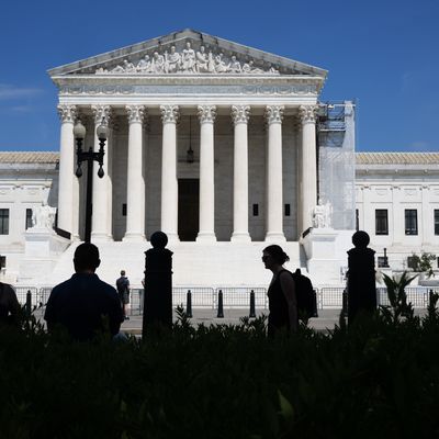 WASHINGTON, DC - JUNE 28: Outside of the U.S. Supreme Court in