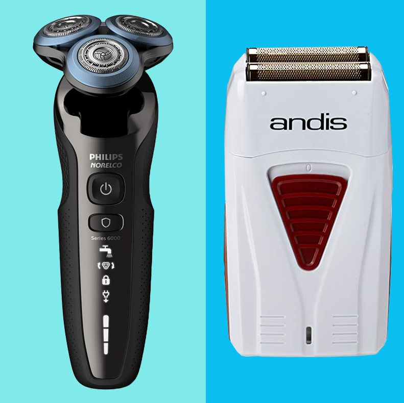 electric razor for shaving head