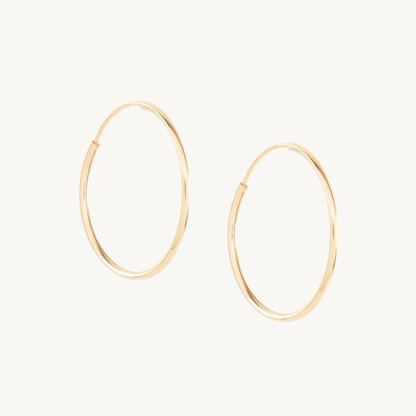 Catbird Big Never-Ending Hoop Earrings (Pair)