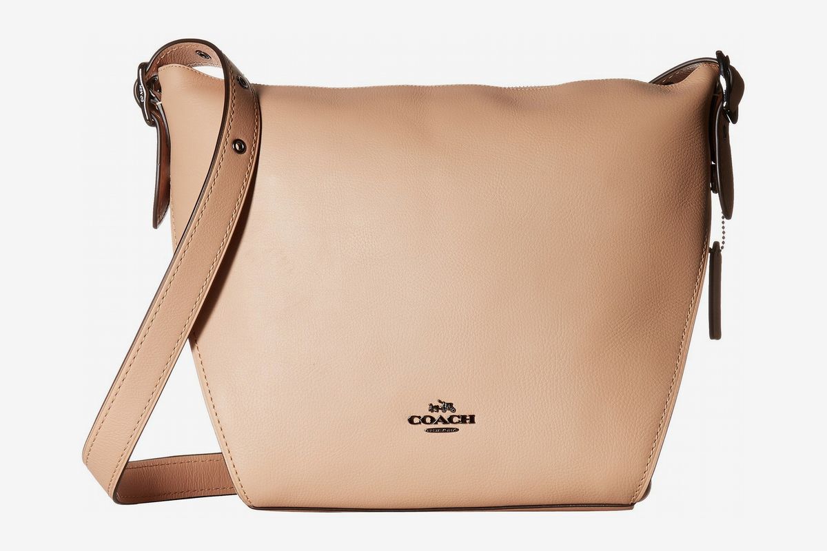 dufflette leather crossbody bolsa