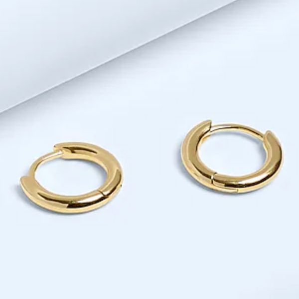 Madewell Demi-Fine Huggie Hoop Earrings