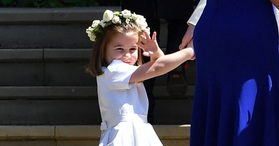 Princess Charlotte, Prince George Were Cute at Royal Wedding
