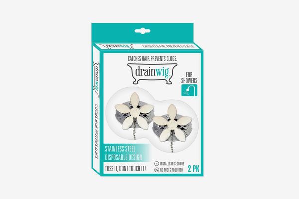 Drainwig Shower Drain Protectors As Seen on Shark Tank, Disposable Hair Catchers, Flower, Pack of 4