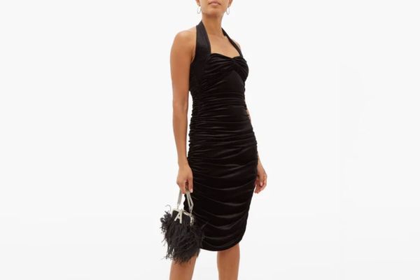 black christmas party dress