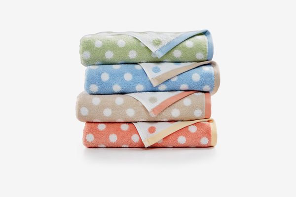 Martha Stewart Collection Cotton Dot Spa Fashion Washcloth