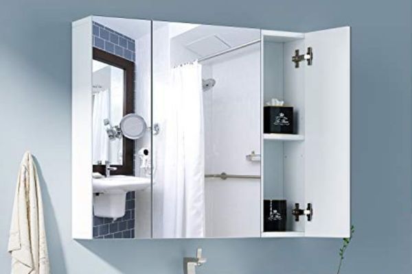 3-Door Mirror Cabinet