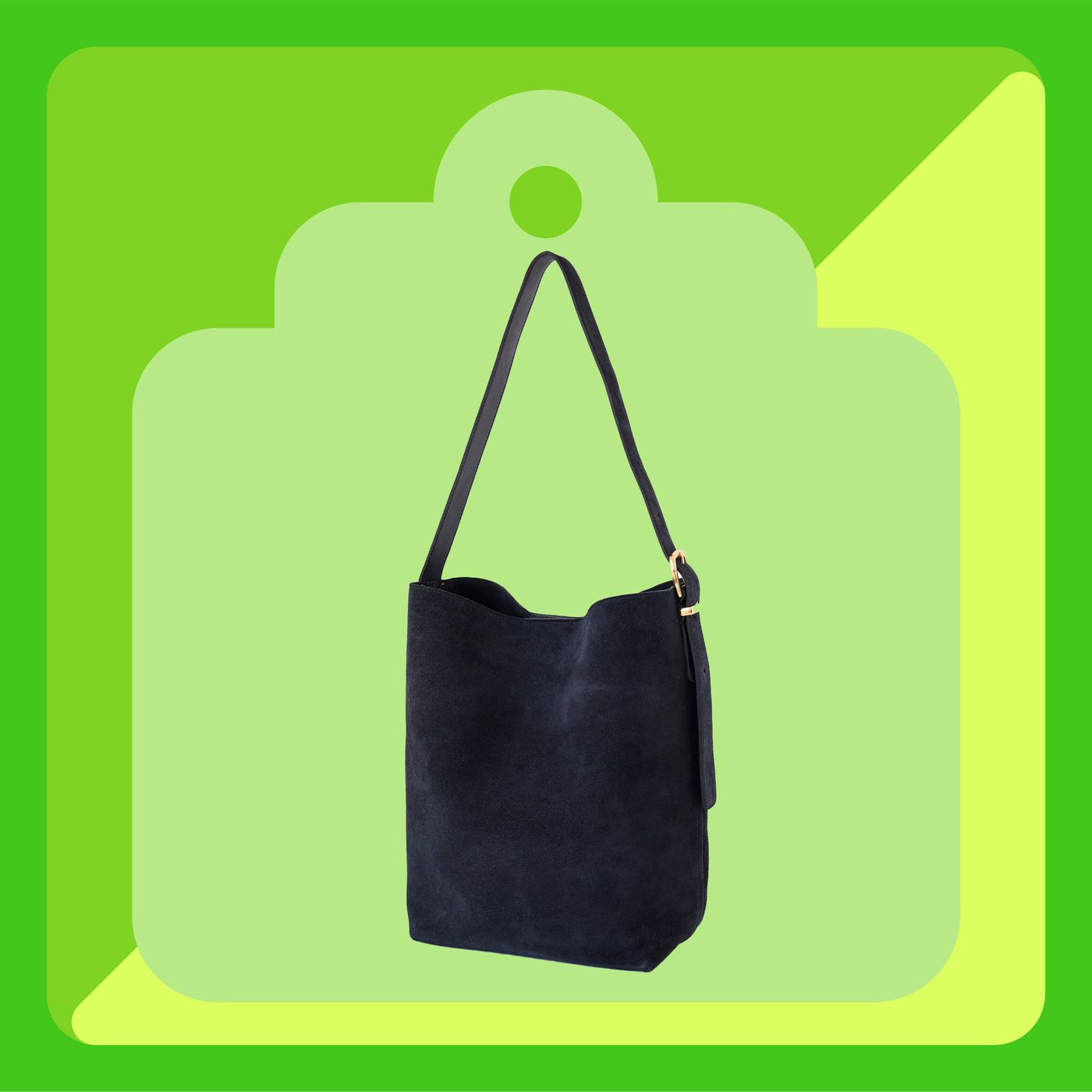 Leather Tote NWT Madewell The Essential Bucket Tote Bag- Shaded