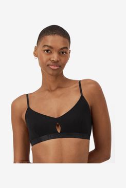 Hanes Originals Women’s SuperSoft Scoop Cut-Out Crop Bralette