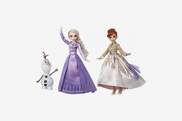 Frozen Disney Elsa, Anna, & Olaf Deluxe Fashion Doll Set