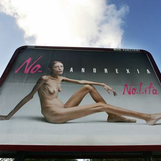 An anti-anorexia billboard in Italy.