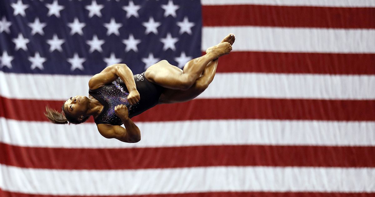 Simone Biles Lands TripleDouble, Wins 6th U.S. Title