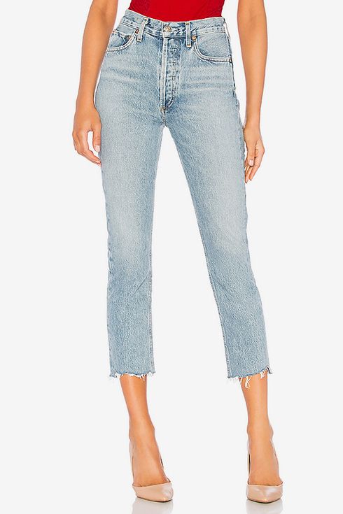 ankle length straight jeans