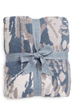 Barefoot Dreams CozyChic Abstract Camo Throw Blanket