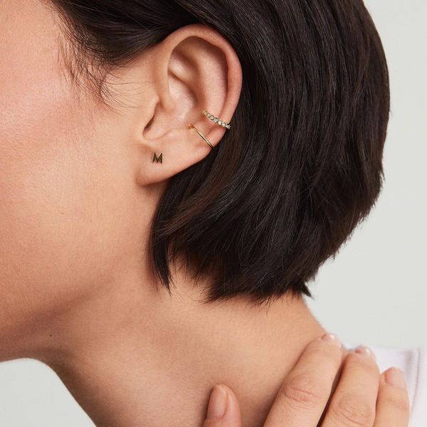 Mejuri Letter Stud