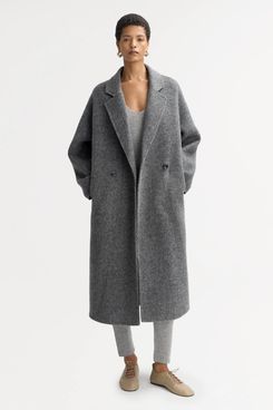 Soft Goat Herringbone Coat