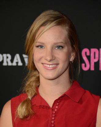 HOLLYWOOD, CA - MARCH 14: Actress Heather Morris attends the 'Spring Breakers' premiere at ArcLight Cinemas on March 14, 2013 in Hollywood, California. (Photo by Jason Merritt/Getty Images)