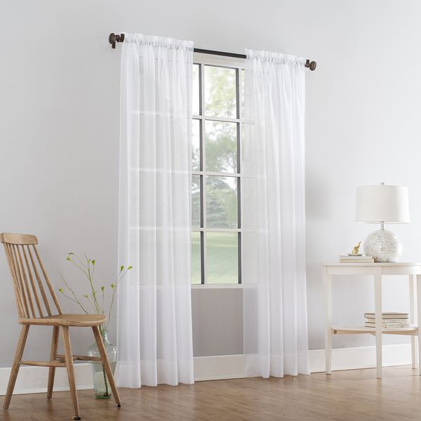 Mainstays Marjorie Sheer Voile Curtain Panel