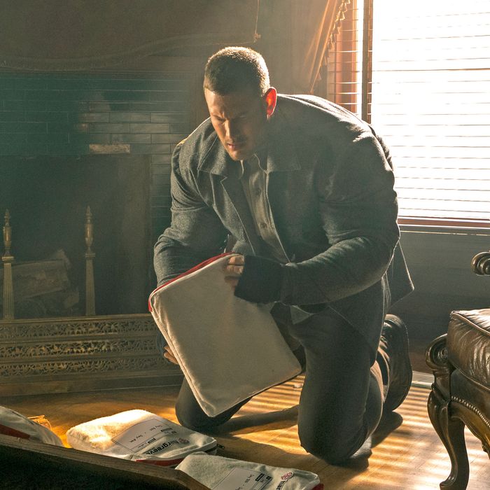 Tom Hopper as Luther Hargreeves in The Umbrella Academy.