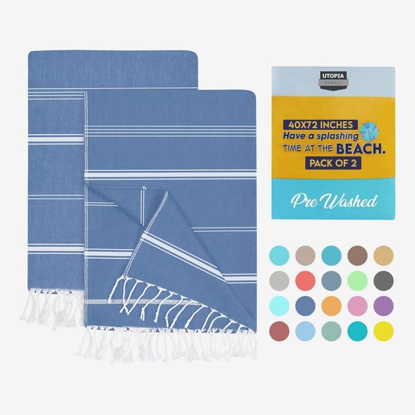 Utopia Towels Pack of 2 Turkish Beach Towel