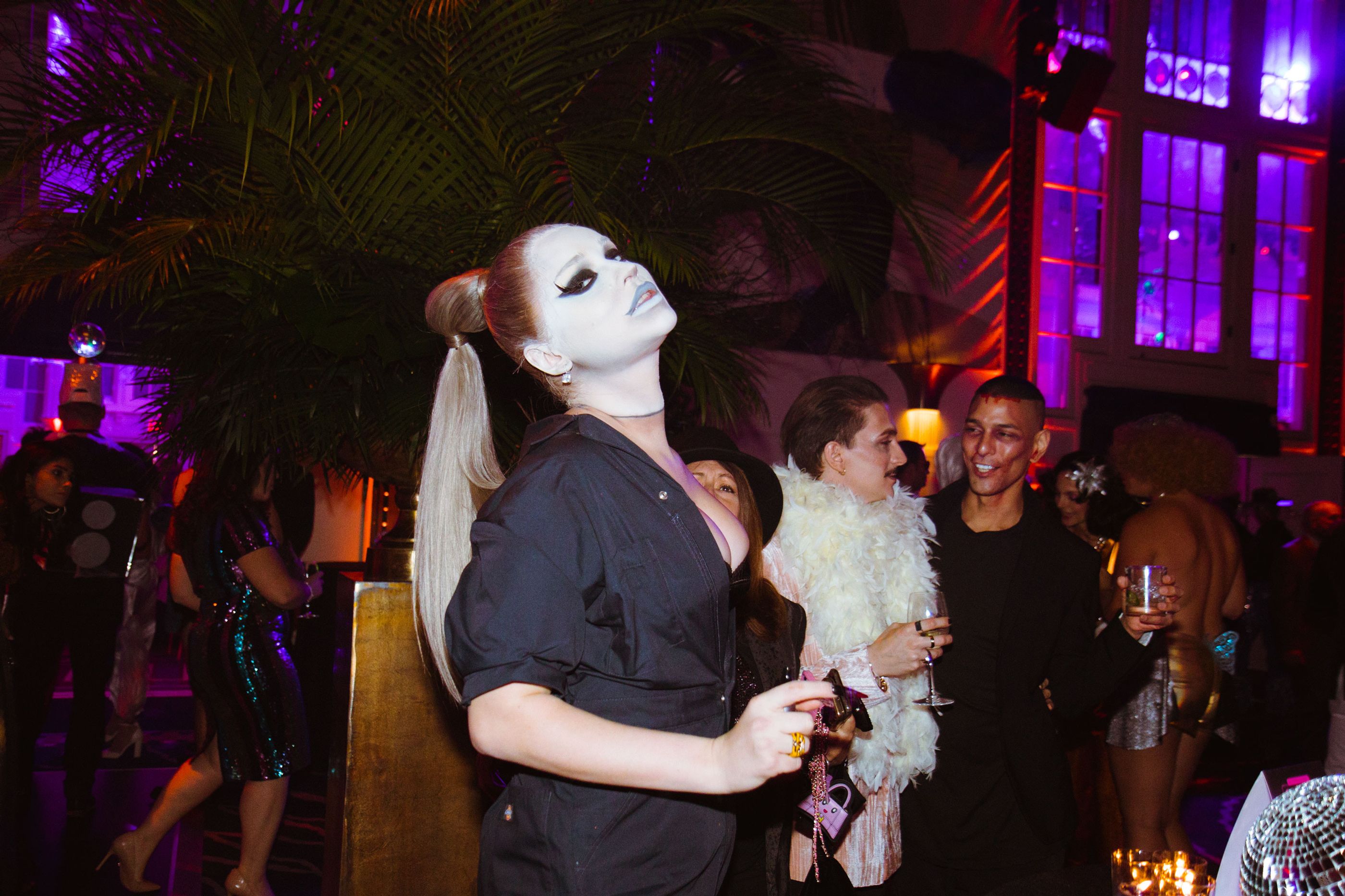 Partying With Kim Petras at Bette Midlers Halloween Gala