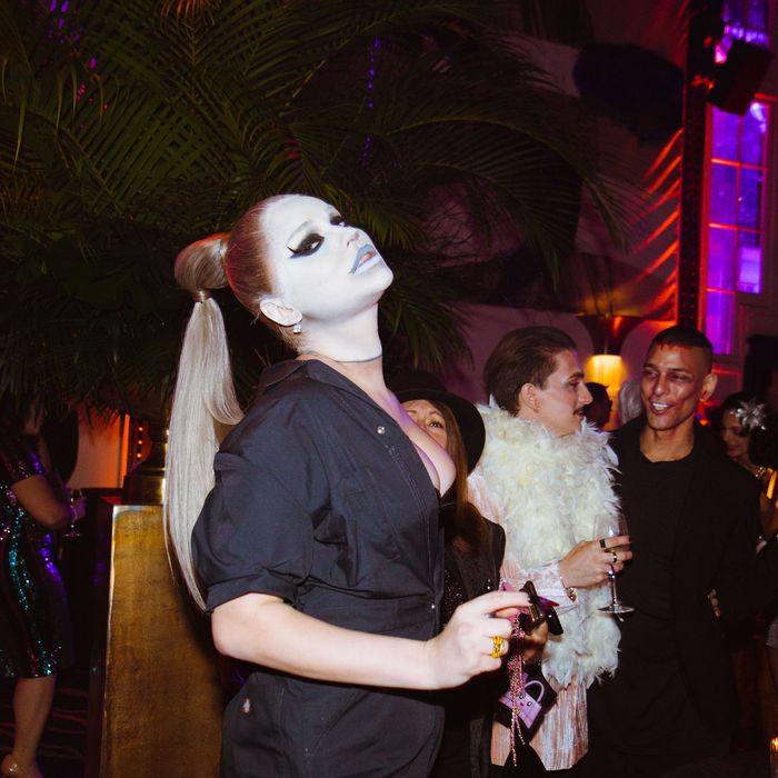 Partying With Kim Petras at Bette Midler's Halloween Gala
