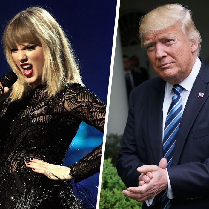 Watch Donald Trump Drive Around Listening To Taylor Swift