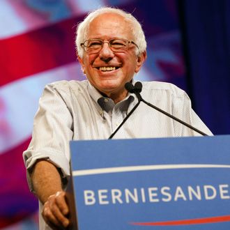 Democratic Presidential Candidate Bernie Sanders Holds Campaign Event At The LA Memorial Sports Arena