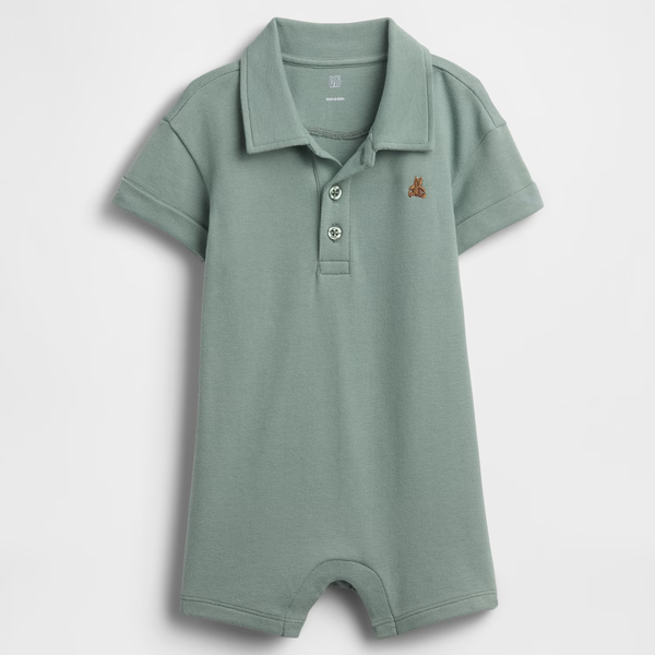 Gap Baby Pique Polo Shorty One-Piece