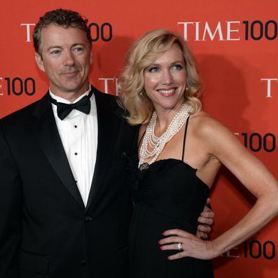 Rand Paul, United States Senator for Kentucky, and wife Kelley attend the Time 100 Gala celebrating the Time 100 issue of the Most Influential People In The World at Jazz at Lincoln Center on April 23, 2013 in New York. 