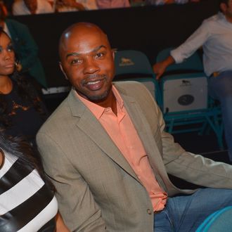 LAS VEGAS, NV - SEPTEMBER 14: Television personality and former NBA player Greg Anthony attends the Floyd Mayweather Jr. vs. Canelo Alvarez boxing match at the MGM Grand Garden Arena on September 14, 2013 in Las Vegas, Nevada. (Photo by Bryan Steffy/Getty Images for Showtime)