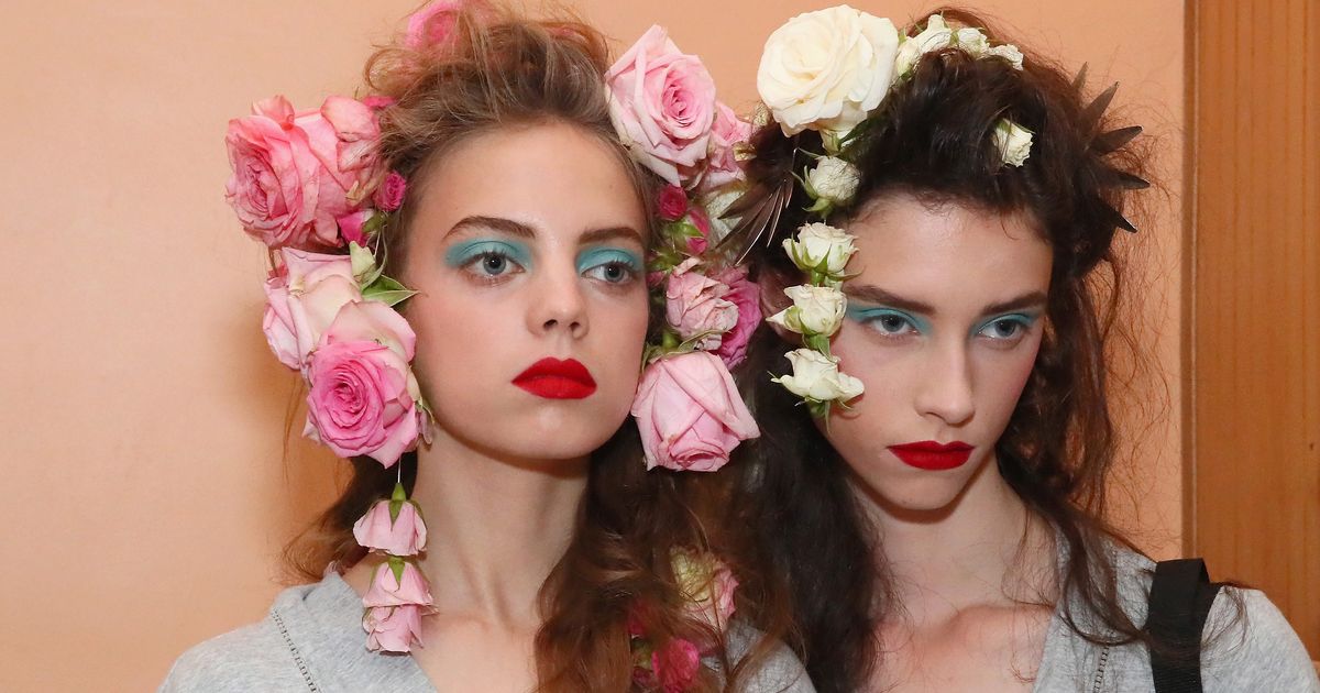 Rodarte’s Spring 2019 Flower Hair Was the Prettiest of NYFW