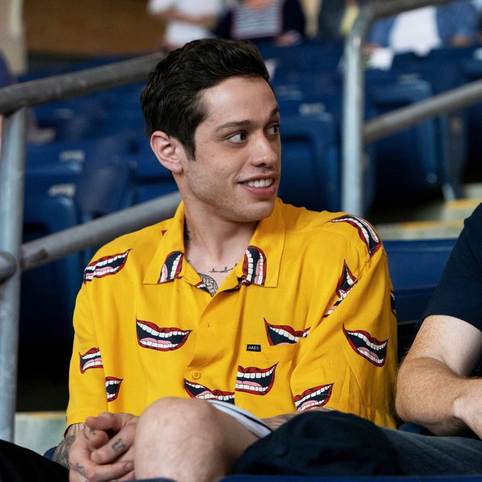 Pete Davidson and Bill Burr in The King of Staten Island.